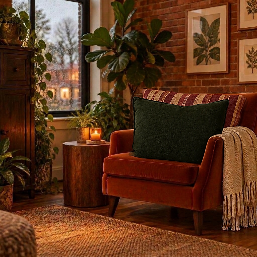 An empty counseling chair in a welcoming room